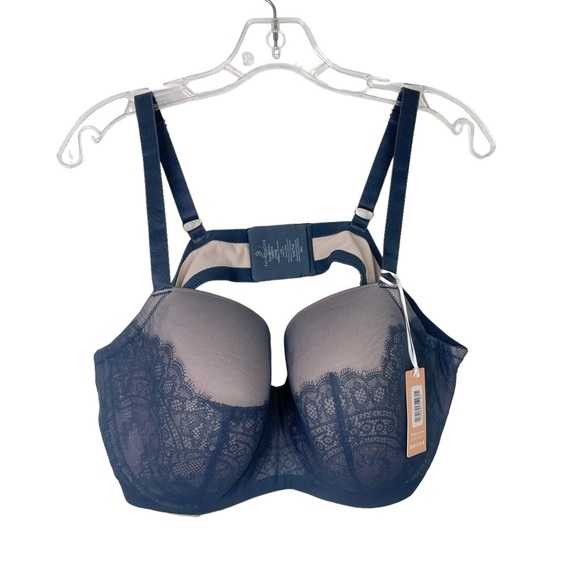 Thirdlove Eyelash Lace Plunge Bra, 44C - Picture 1 of 10